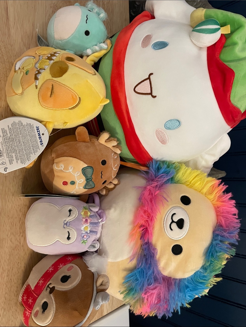 NWT Squishmallow Lot of 7 Plushies